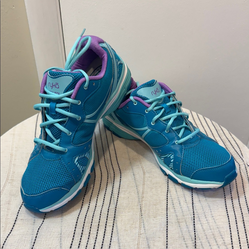 Ryka Women's Athletic Shoes in Teal and Lavender